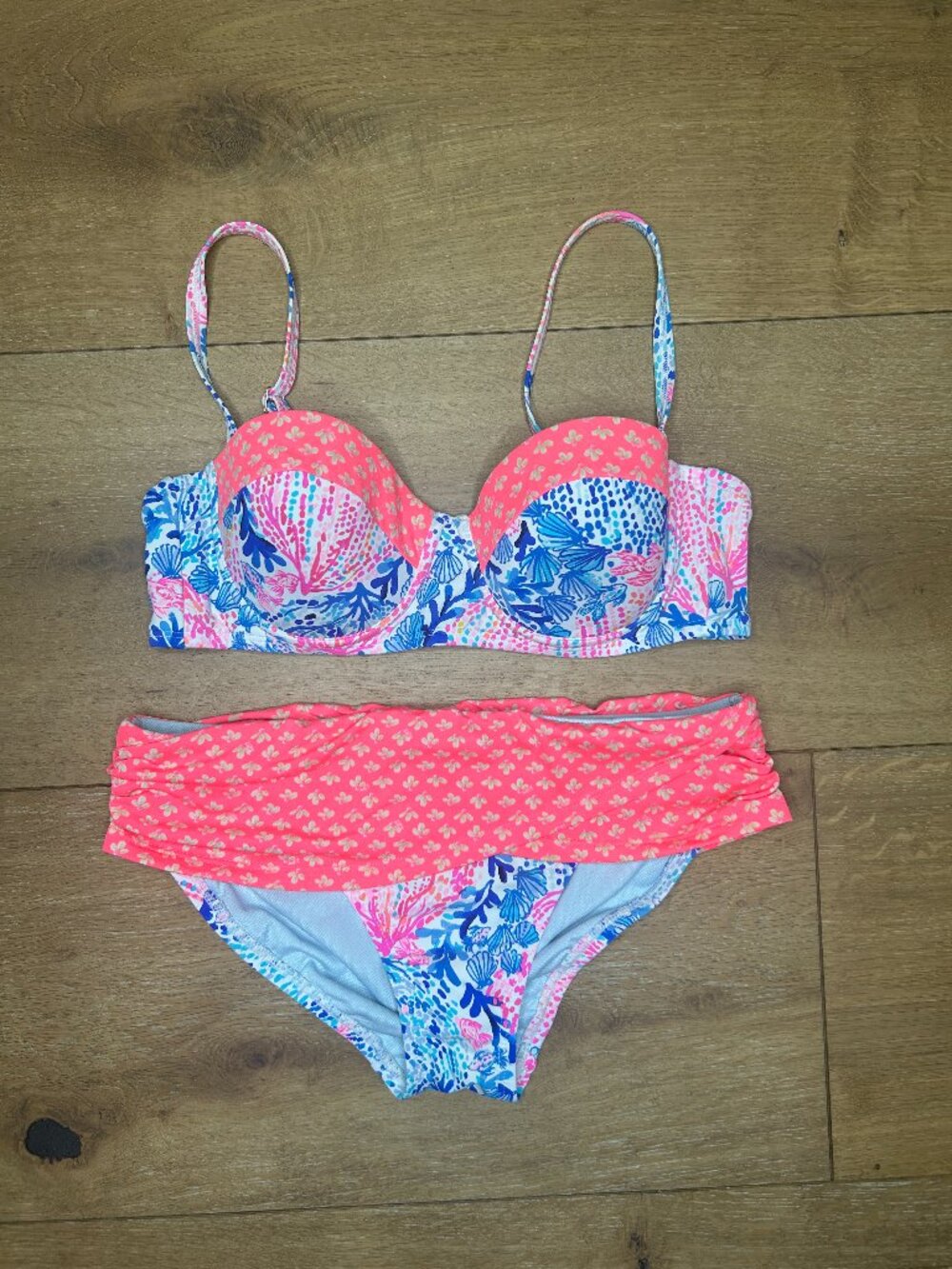 Lilly Pulitzer "Sway With Me" Leven Bikini Set - Top & Sarong Bottom